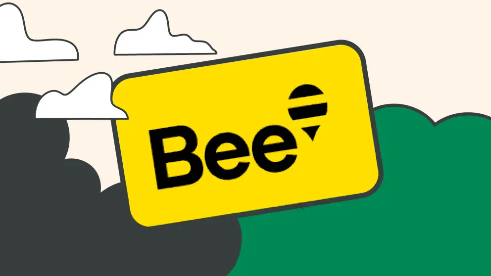 Illustration of a Bee Card