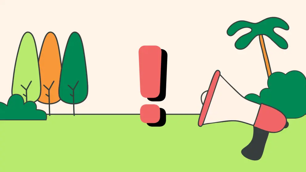 Illustration of a exclamation mark